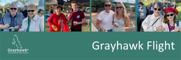 Grayhawk Community Association email header
