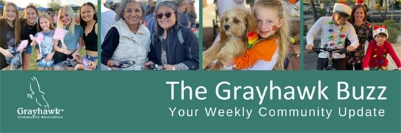 Grayhawk Community Association email header