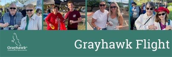 Grayhawk Community Association email header