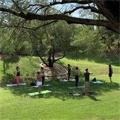 Yoga in the greenbelt