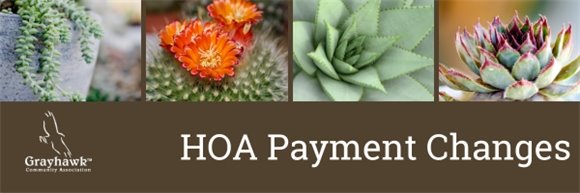 Grayhawk Community Association email header