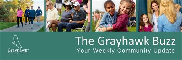Grayhawk Community Association email header