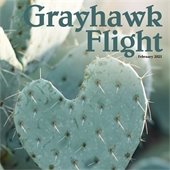 February cover of the Grayhawk Flight