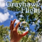April cover of the Grayhawk Flight
