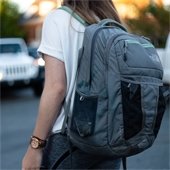 girl wearing a backpack